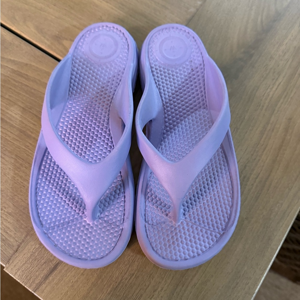 Purple Flip Flop Sandals